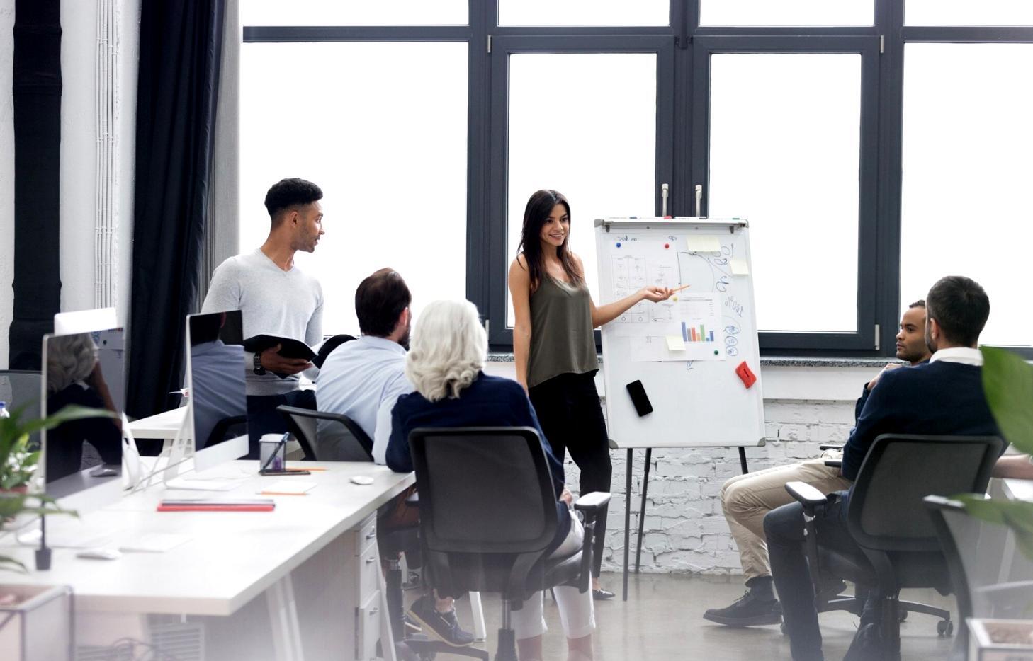 Graphique de tendances financières et prévisions budgétaires